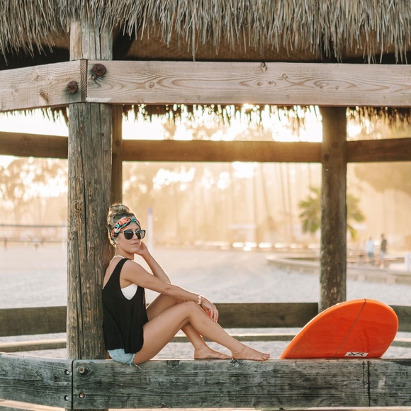 Birds of Paradise ~ Breezy, low back tank - Picture 2 of 5